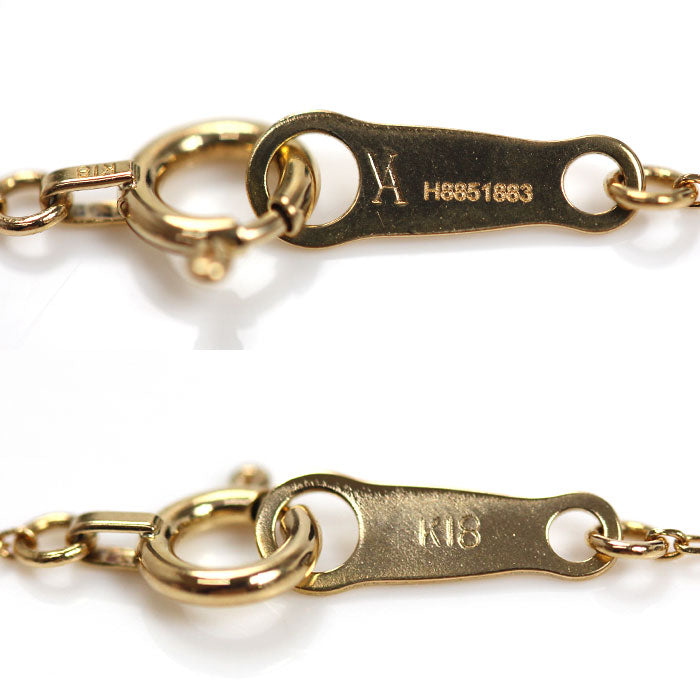 Vendome Aoyama ヴァンドーム青山 K18YG イエローゴールド キャトル ネックレス AGVN642440DI ダイヤモンド0.264ct 1.4g 40cm レディース【中古】