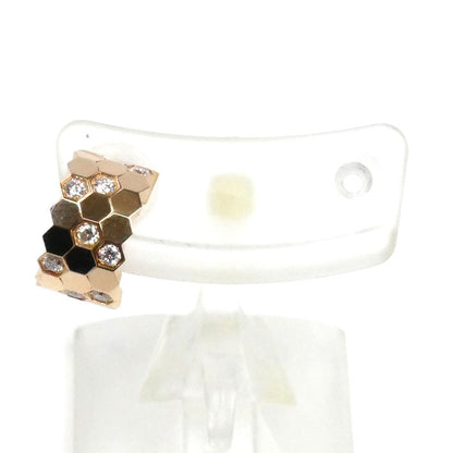 Chaumet ショーメ K18PG ピンクゴールド ビー ドゥ ショーメ イヤーカフ 085609 ダイヤモンド 2.9g ビーマイラブ　単品 レディース【中古】【美品】