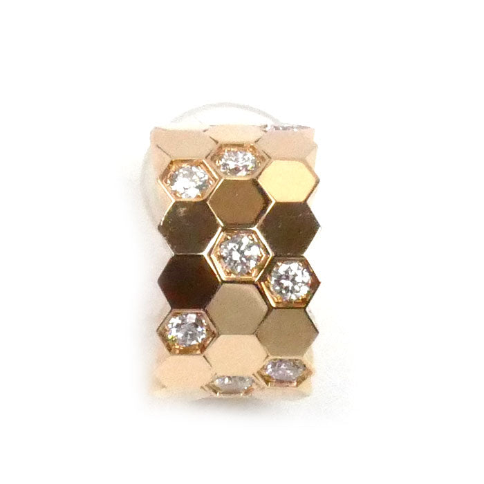 Chaumet ショーメ K18PG ピンクゴールド ビー ドゥ ショーメ イヤーカフ 085609 ダイヤモンド 2.9g ビーマイラブ　単品 レディース【中古】【美品】