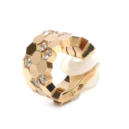 Chaumet ショーメ K18PG ピンクゴールド ビー ドゥ ショーメ イヤーカフ 085609 ダイヤモンド 2.9g ビーマイラブ　単品 レディース【中古】【美品】