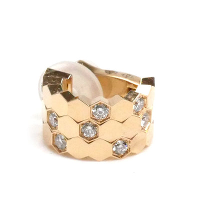 Chaumet ショーメ K18PG ピンクゴールド ビー ドゥ ショーメ イヤーカフ 085609 ダイヤモンド 2.9g ビーマイラブ　単品 レディース【中古】【美品】