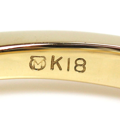 MIKIMOTO ミキモト K18YG イエローゴールド パール リング・指輪 PR-1426K アコヤパール約3.5～3.7mm 12号 3.2g レディース【中古】