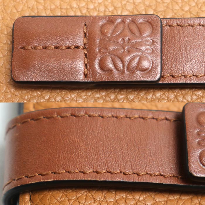 LOEWE ロエベ ラージバーティカルウォレット 長財布 ブラウン レッド系 C660S40X01 レディース【中古】【美品】