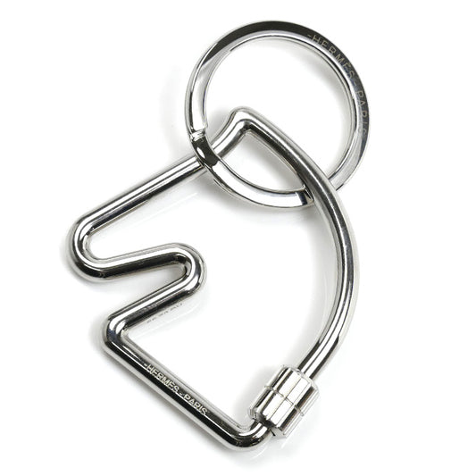 HERMES エルメス シュバル キーリング シルバー 077216FJ レディース【中古】