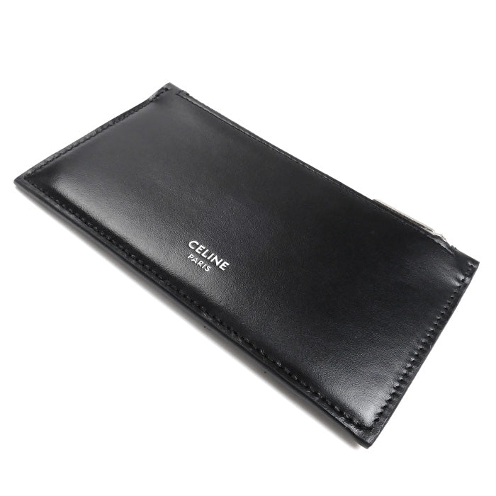 CELINE セリーヌ トリオンフ コインケース ブラック×ベージュ 10B682GC3.02SI カードケース レディース【中古】【美品】