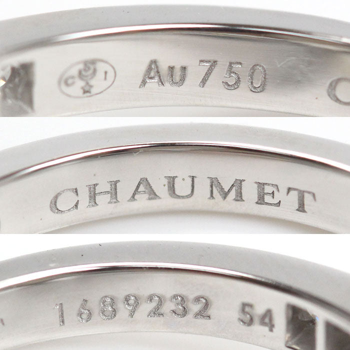 Chaumet ショーメ K18WG ホワイトゴールド ジョゼフィーヌ エグレット シトリン ダイヤ リング・指輪 シトリン ダイヤモンド 14号 54 5.3g レディース【中古】【美品】