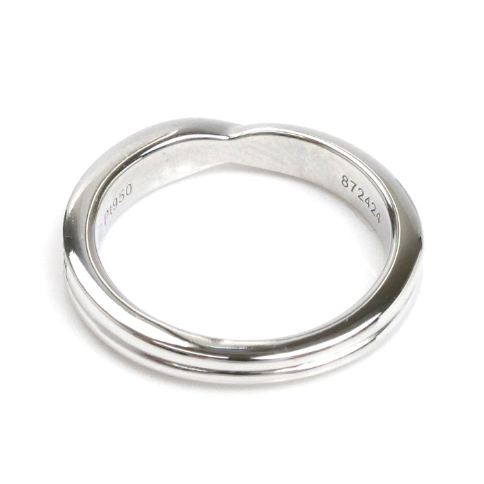 HARRY WINSTON ハリーウィンストン Pt950プラチナ トリスト・ワンロウ・バンド パヴェ リング・指輪 WBDPRD1RTST ダイヤモンド 9号 5.2g レディース【中古】【美品】