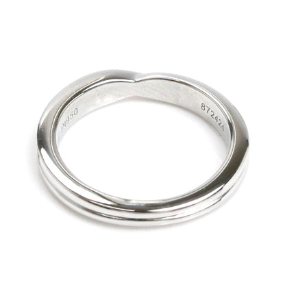 HARRY WINSTON ハリーウィンストン Pt950プラチナ トリスト・ワンロウ・バンド パヴェ リング・指輪 WBDPRD1RTST ダイヤモンド 9号 5.2g レディース【中古】【美品】