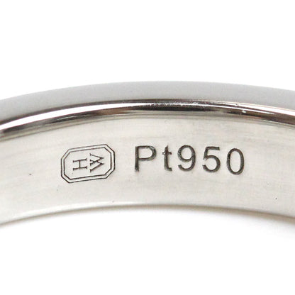 HARRY WINSTON ハリーウィンストン Pt950プラチナ トリスト・ワンロウ・バンド パヴェ リング・指輪 WBDPRD1RTST ダイヤモンド 9号 5.2g レディース【中古】【美品】
