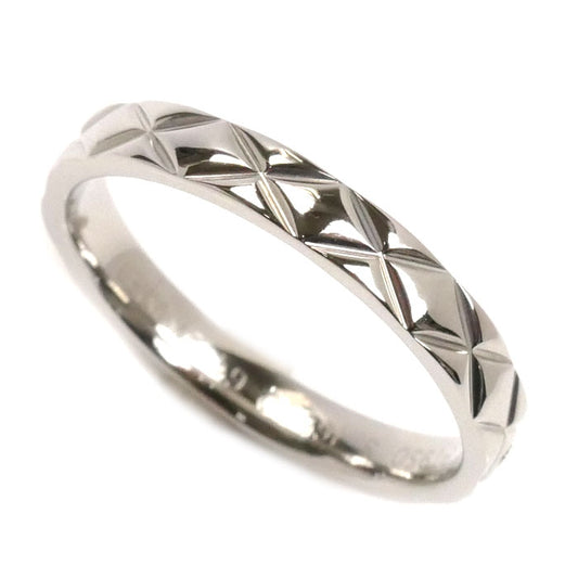 CHANEL シャネル Pt950プラチナ マトラッセ リング・指輪 23号 64 7.0g メンズ【中古】【美品】