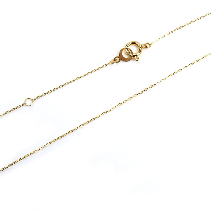 AHKAH アーカー K18YG イエローゴールド シャンデリアスウェイプチ ダイヤ ネックレス AK2060010100 ダイヤモンド0.13ct 1.0g 40cm レディース【中古】