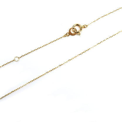 AHKAH アーカー K18YG イエローゴールド シャンデリアスウェイプチ ダイヤ ネックレス AK2060010100 ダイヤモンド0.13ct 1.0g 40cm レディース【中古】