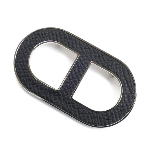 HERMES エルメス ヴォーエプソン メタル シェーヌダンクル ブローチ H500262FK89 ユニセックス【中古】【美品】