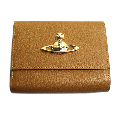Vivienne Westwood ヴィヴィアンウエストウッド 三つ折り財布 キャメル 3218C922 レディース【未使用】【買取品】