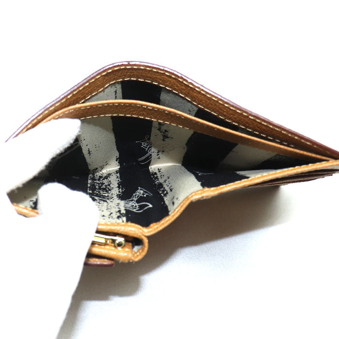 Vivienne Westwood ヴィヴィアンウエストウッド 三つ折り財布 キャメル 3218C922 レディース【未使用】【買取品】