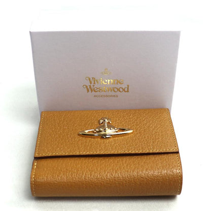 Vivienne Westwood ヴィヴィアンウエストウッド 三つ折り財布 キャメル 3218C922 レディース【未使用】【買取品】