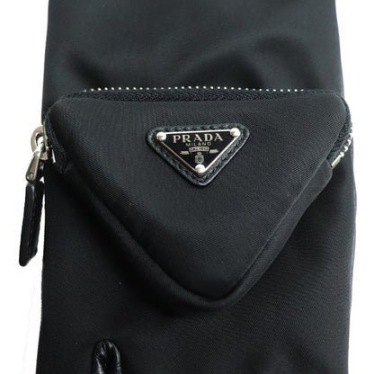 PRADA プラダ トライアングルロゴ 手袋 ブラック 2GG137 2DW1 F0002 
8 レディース【中古】【美品】
