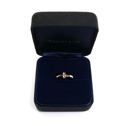 TIFFANY&Co. ティファニー K18PG ピンクゴールド Tワン ナロー リング・指輪 67797124 23号 4.8g メンズ【中古】【美品】