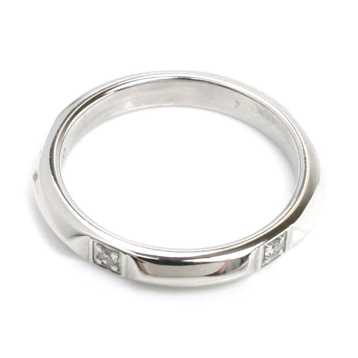 TIFFANY&Co. ティファニー Pt950プラチナ トゥルーバンド ダイヤ リング・指輪 67133684 ダイヤモンド 8号 4.1g レディース【中古】【美品】