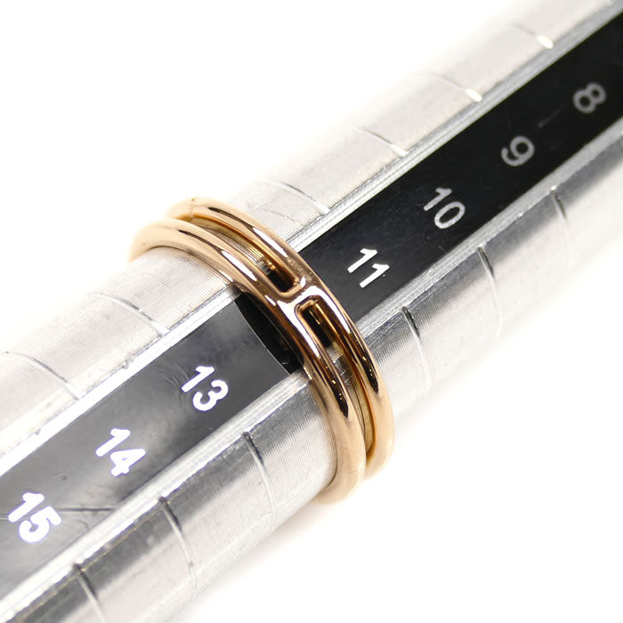 HERMES エルメス K18PG ピンクゴールド アリアンヌ リング・指輪 H119836B  12号 52 2.8g レディース【中古】【美品】