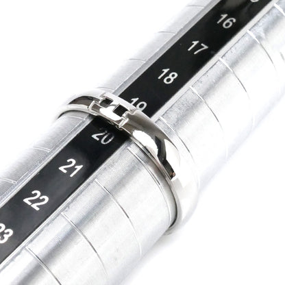 HERMES エルメス K18WG ホワイトゴールド ヘラクレス リング・指輪 H119854B 00060 19.5号 60 4.0g メンズ【中古】【美品】