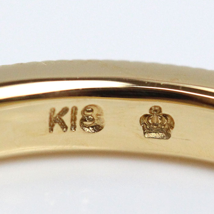 ROYAL ASSCHER ロイヤル・アッシャー K18YG イエローゴールド 1PD リング・指輪 ダイヤモンド 9号 3.2g レディース【中古】