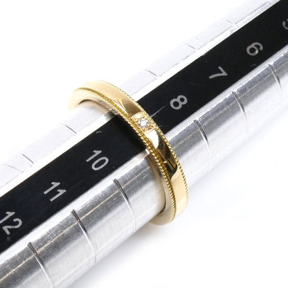 ROYAL ASSCHER ロイヤル・アッシャー K18YG イエローゴールド 1PD リング・指輪 ダイヤモンド 9号 3.2g レディース【中古】