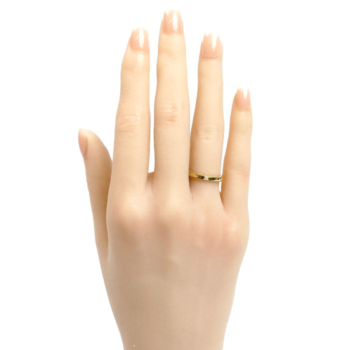 ROYAL ASSCHER ロイヤル・アッシャー K18YG イエローゴールド 1PD リング・指輪 ダイヤモンド 9号 3.2g レディース【中古】