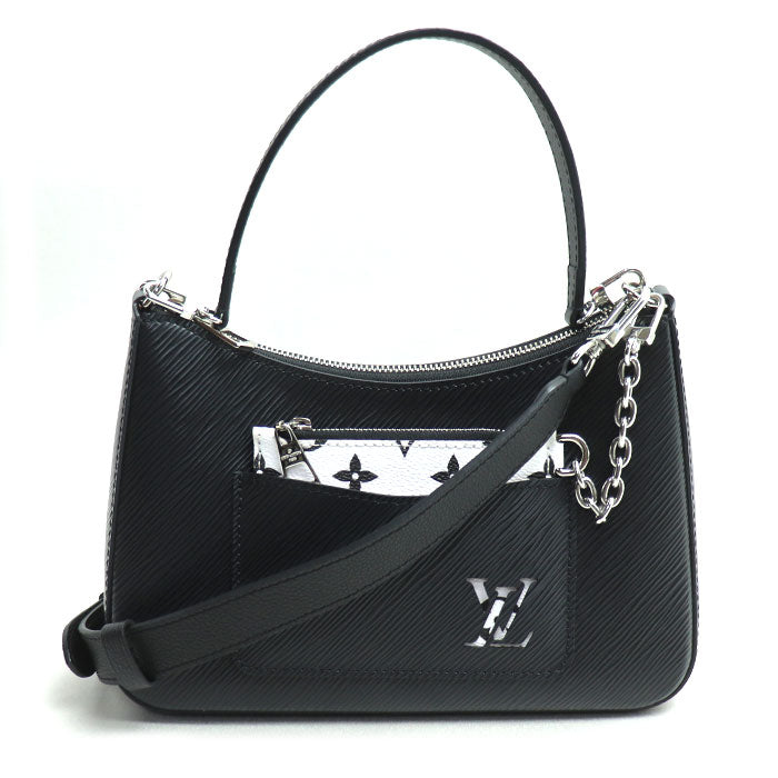LOUIS VUITTON ルイ・ヴィトン マレル 2Wayショルダーバッグ エピ ノワール M80689 ICチップ レディース【中古】【美品】