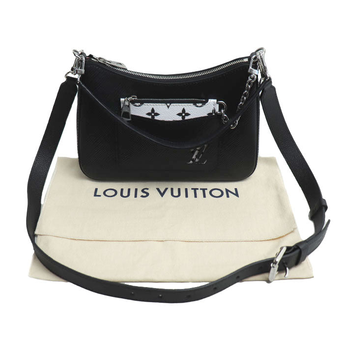 LOUIS VUITTON ルイ・ヴィトン マレル 2Wayショルダーバッグ エピ ノワール M80689 ICチップ レディース【中古】【美品】
