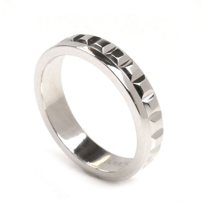 Boucheron ブシュロン K18WG ホワイトゴールド キャトル ラディアント ハーフ リング・指輪 JAL00250 9号 49 4.2g レディース【中古】【美品】