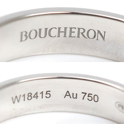 Boucheron ブシュロン K18WG ホワイトゴールド キャトル ラディアント ハーフ リング・指輪 JAL00250 9号 49 4.2g レディース【中古】【美品】