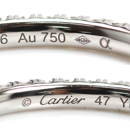 CARTIER カルティエ K18WG ホワイトゴールド エタンセル ドゥ カルティエ フルエタニティ リング・指輪 B4210447 ダイヤモンド 7号 47 1.1g レディース【中古】【美品】
