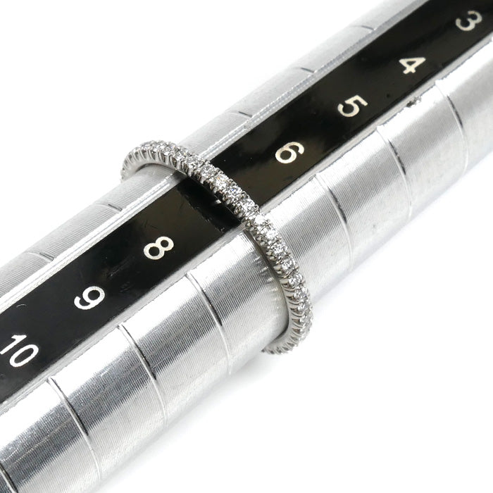 CARTIER カルティエ K18WG ホワイトゴールド エタンセル ドゥ カルティエ フルエタニティ リング・指輪 B4210447 ダイヤモンド 7号 47 1.1g レディース【中古】【美品】