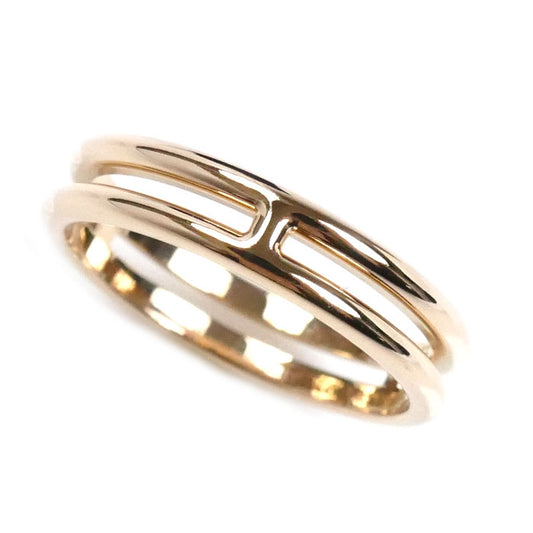 HERMES エルメス K18PG ピンクゴールド アリアンヌ リング・指輪 H119836B 00047 7号 47 2.6g レディース【中古】【美品】