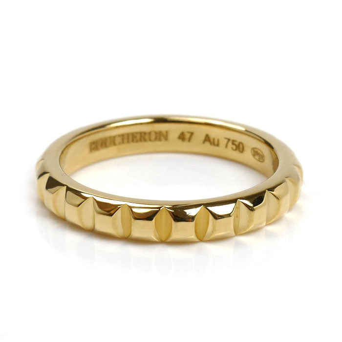 Boucheron ブシュロン K18YG イエローゴールド クルドパリ ミディアム リング・指輪 JAL00008 7号 47 3.2g レディース【中古】【美品】