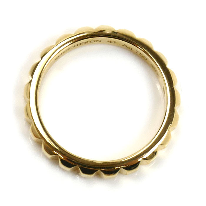 Boucheron ブシュロン K18YG イエローゴールド クルドパリ ミディアム リング・指輪 JAL00008 7号 47 3.2g レディース【中古】【美品】