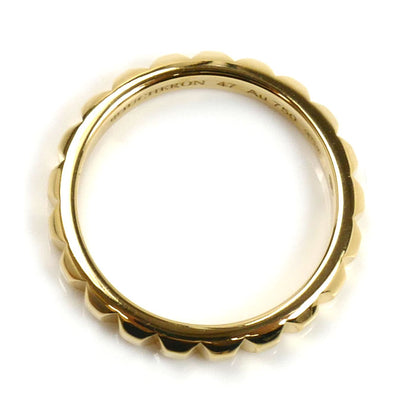 Boucheron ブシュロン K18YG イエローゴールド クルドパリ ミディアム リング・指輪 JAL00008 7号 47 3.2g レディース【中古】【美品】