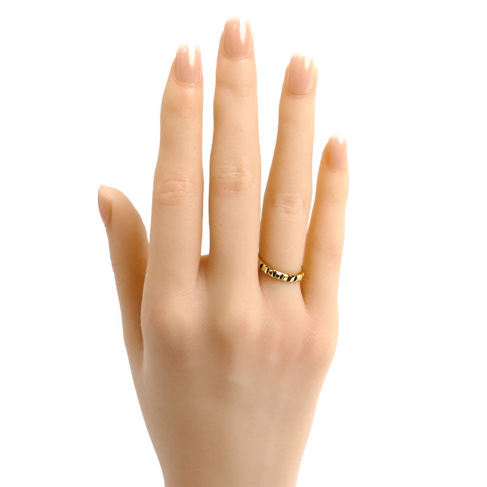 Boucheron ブシュロン K18YG イエローゴールド クルドパリ ミディアム リング・指輪 JAL00008 7号 47 3.2g レディース【中古】【美品】