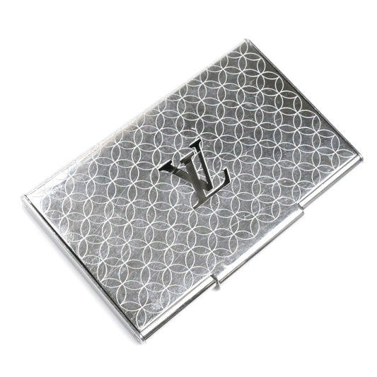 LOUIS VUITTON ルイ・ヴィトン ポルトカルトシャンゼリゼ 名刺入れ シルバー M65227 AN0290 メンズ【中古】