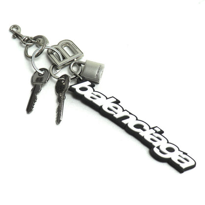 BALENCIAGA バレンシアガ メタル ロゴ Kit チャーム チャーム 7934422AA808486 メンズ レディース ユニセックス【中古】【美品】