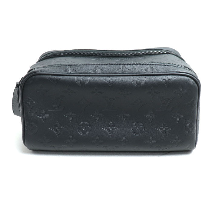 LOUIS VUITTON ルイ・ヴィトン ドップキット セカンドバッグ モノグラムシャドウ ブラック M12645 ICチップ メンズ【中古】【美品】