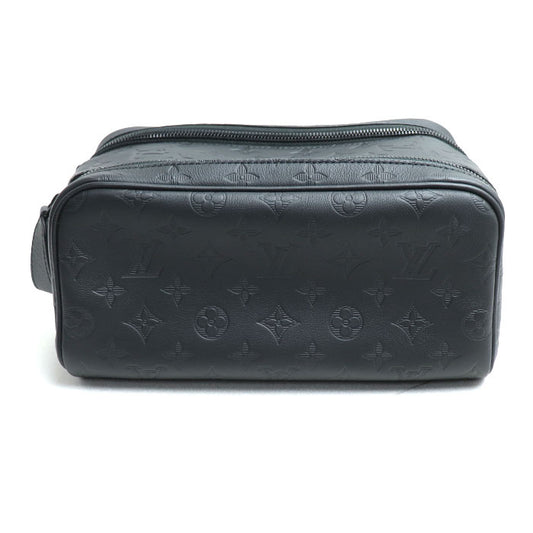 LOUIS VUITTON ルイ・ヴィトン ドップキット セカンドバッグ モノグラムシャドウ ブラック M12645 ICチップ メンズ【中古】【美品】