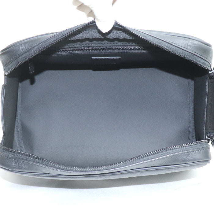 LOUIS VUITTON ルイ・ヴィトン ドップキット セカンドバッグ モノグラムシャドウ ブラック M12645 ICチップ メンズ【中古】【美品】