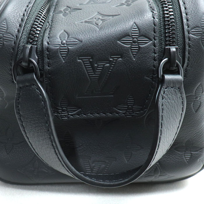 LOUIS VUITTON ルイ・ヴィトン ドップキット セカンドバッグ モノグラムシャドウ ブラック M12645 ICチップ メンズ【中古】【美品】