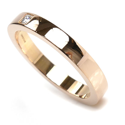 BVLGARI ブルガリ K18PG ピンクゴールド マリーミー 1P ダイヤ リング・指輪 12.5号 4.7g レディース【中古】