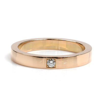 BVLGARI ブルガリ K18PG ピンクゴールド マリーミー 1P ダイヤ リング・指輪 12.5号 4.7g レディース【中古】