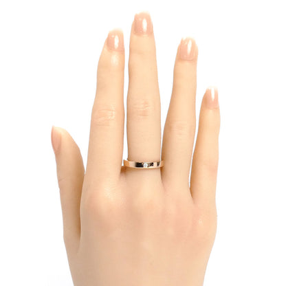 BVLGARI ブルガリ K18PG ピンクゴールド マリーミー 1P ダイヤ リング・指輪 12.5号 4.7g レディース【中古】