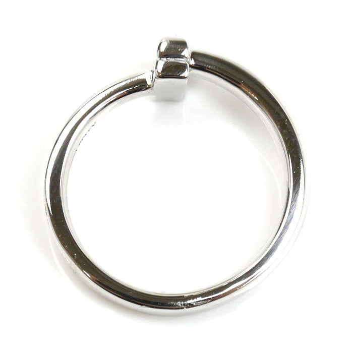 TIFFANY&Co. ティファニー K18WG ホワイトゴールド Tワン ナロー ダイヤ リング・指輪 67795512 9号 4.0g レディース【中古】【美品】