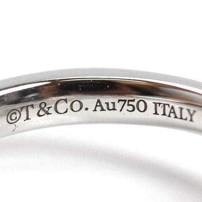 TIFFANY&Co. ティファニー K18WG ホワイトゴールド Tワン ナロー ダイヤ リング・指輪 67795512 9号 4.0g レディース【中古】【美品】